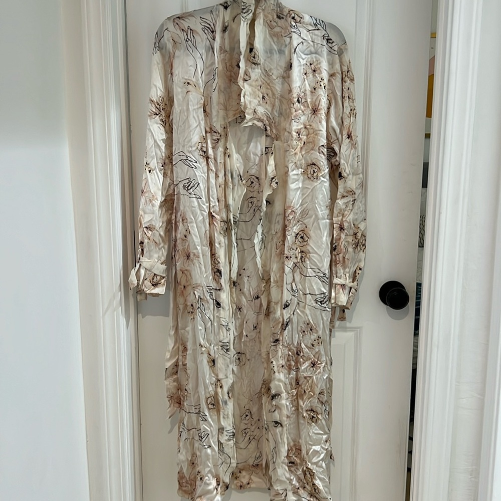Aritzia silk jacket